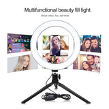 10 Inch Desktop LED Ring Light with Tripod Stand - Ring Light City